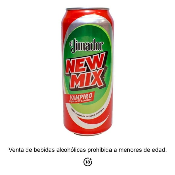 Bebida alcohólica preparada New Mix El Jimador Vampiro 473 ml