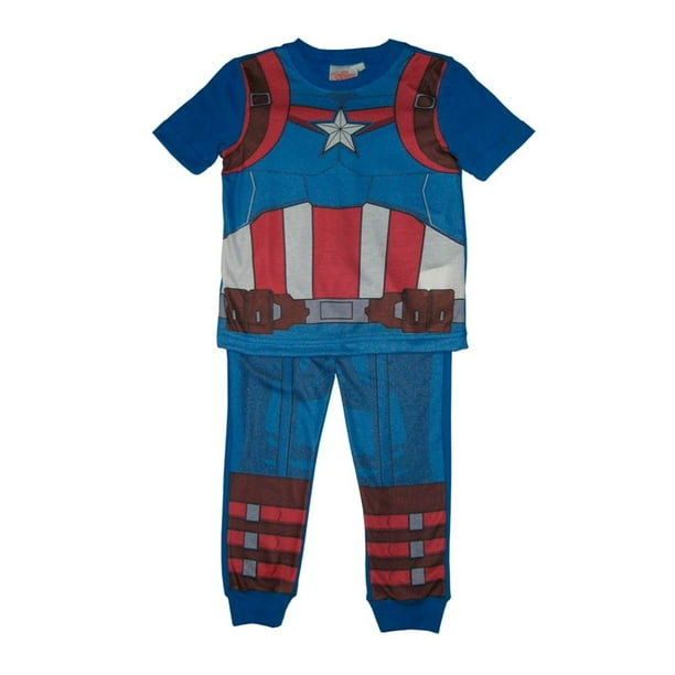 Pijama Talla 4 Capitán América Azul | Walmart