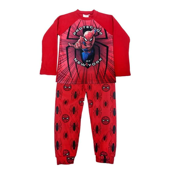 Pijama 2 piezas multicolor con estampado de spider-man para niño