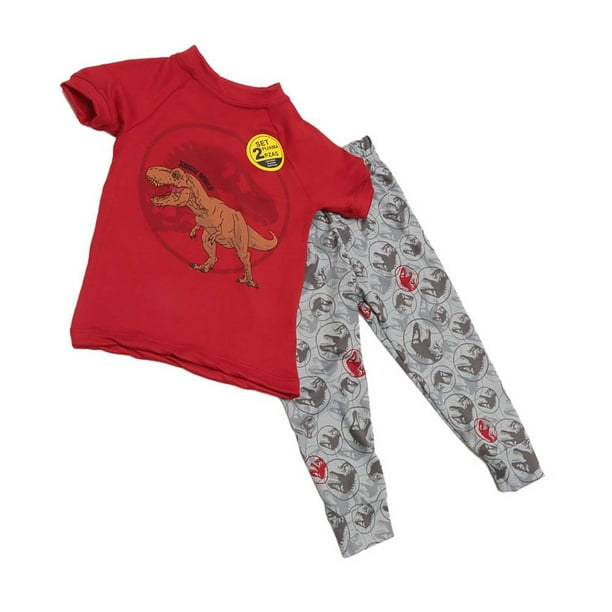 Set Pijama Jurassic World Niño 3X con Diseño de Jurassic World Multicolor Piezas Walmart