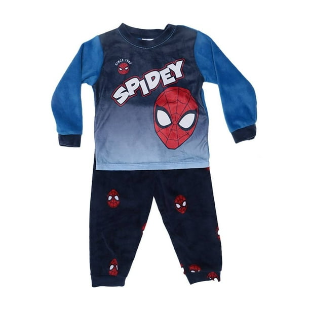 Pijama Spiderman Niño 3A Estampado Spidey Azul