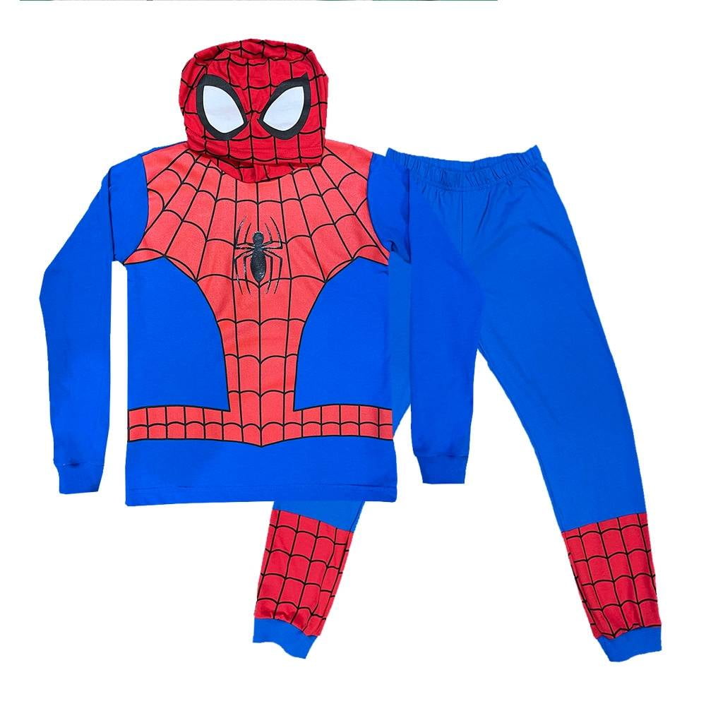 Pijama manga larga niño Spiderman - salto 6 años 116cm