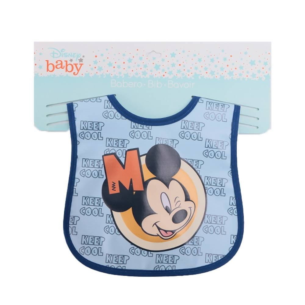 Babero con mangas Disney Baby Mickey & Minnie estampado multicolor