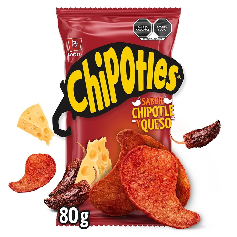 Frituras Chipotles Barcel chipotle y queso 80 g Walmart