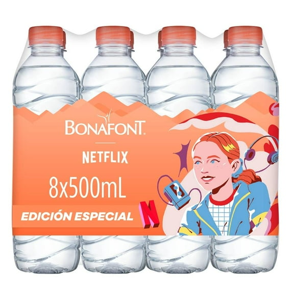 Agua Bonafont natural pack 8 botellas 500 ml c/u