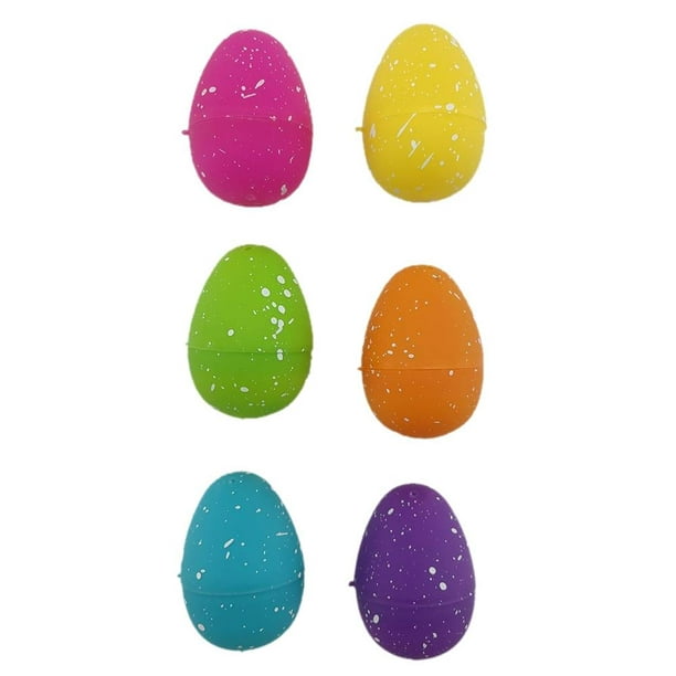 Huevos de Pascua de plástico de diferentes colores 30 cm