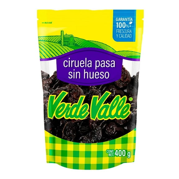 Ciruela pasa Verde Valle sin hueso 400 g