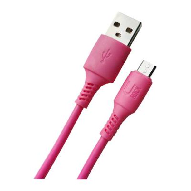 Cable cargador USB a micro USB de 1.8 m, iridiscente