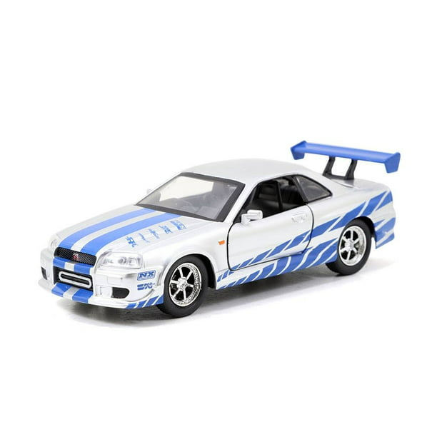  Vehículo Rápido y Furioso Nissan Skyline GT-R 1:32 Blanco | Walmart