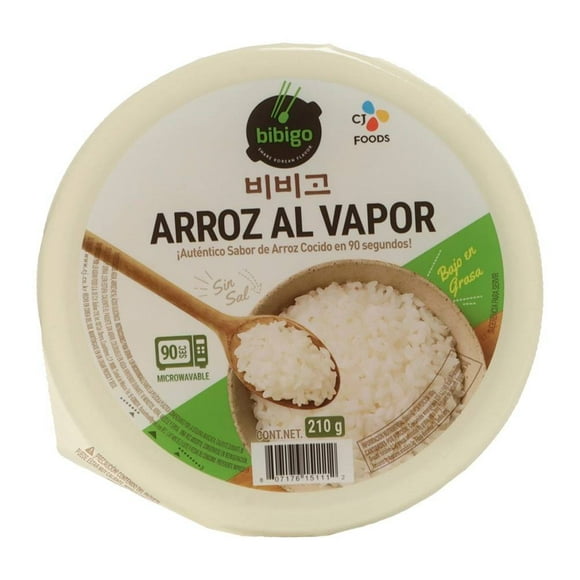 Arroz al vapor Gohan Blbigo sin sal 210 g