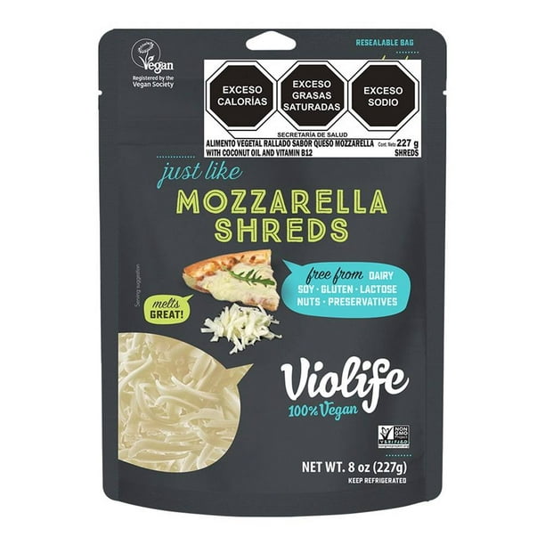 Reino papelería buscar Alimento vegetal Violife rallado sabor queso mozzarella 227 g | Walmart