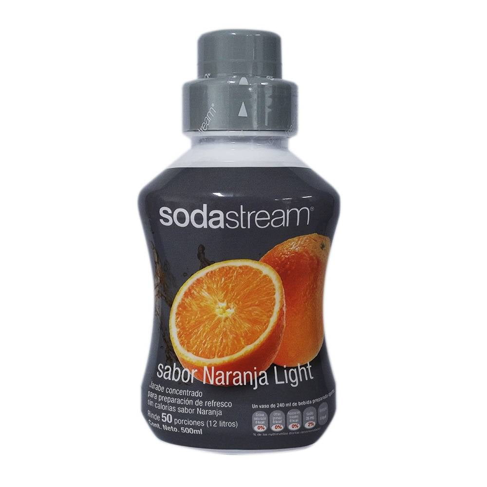 Concentrado para bebida SodaStream sabor naranja light 500 ml