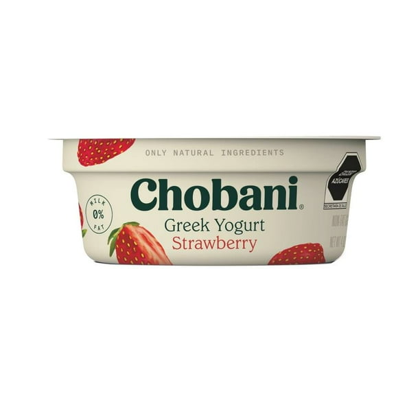 Yogurt griego Chobani sabor fresa 113 g