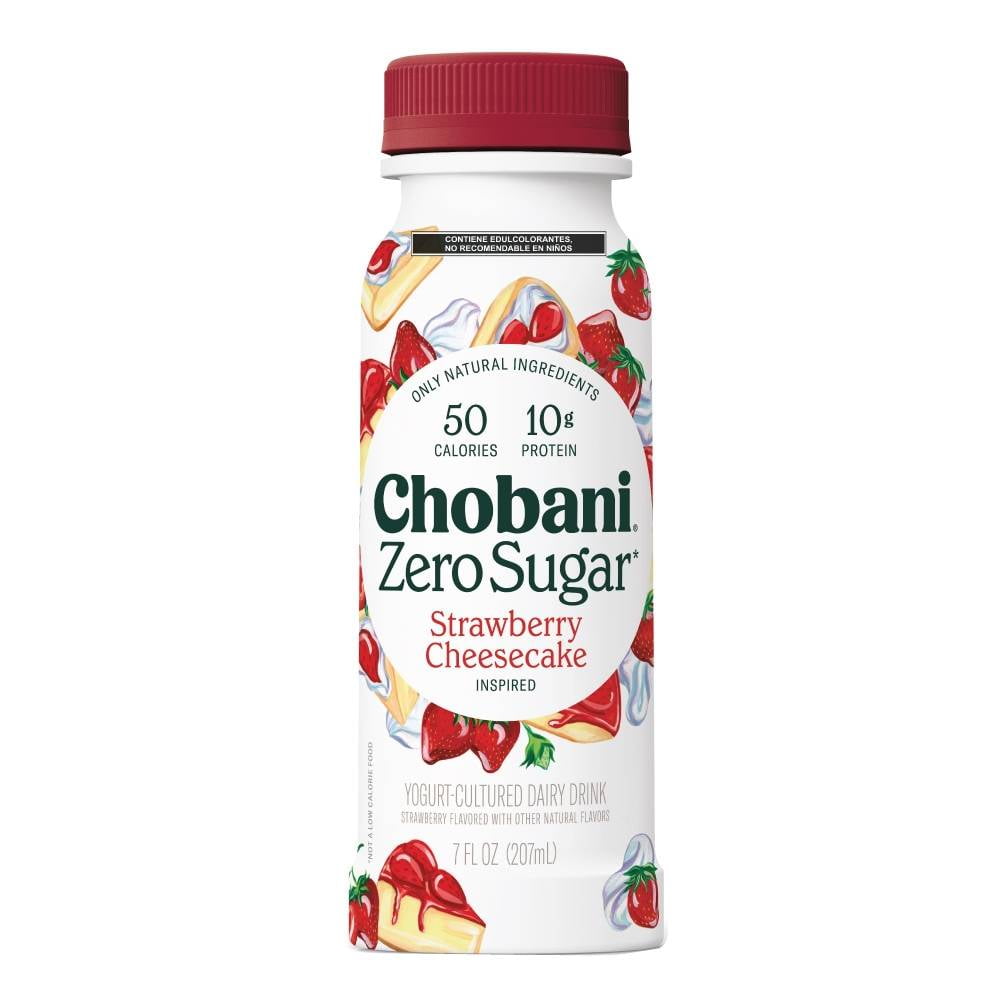 Chobani Zero Sugar Non Fat Strawberry Cheesecake Greek, 60% OFF