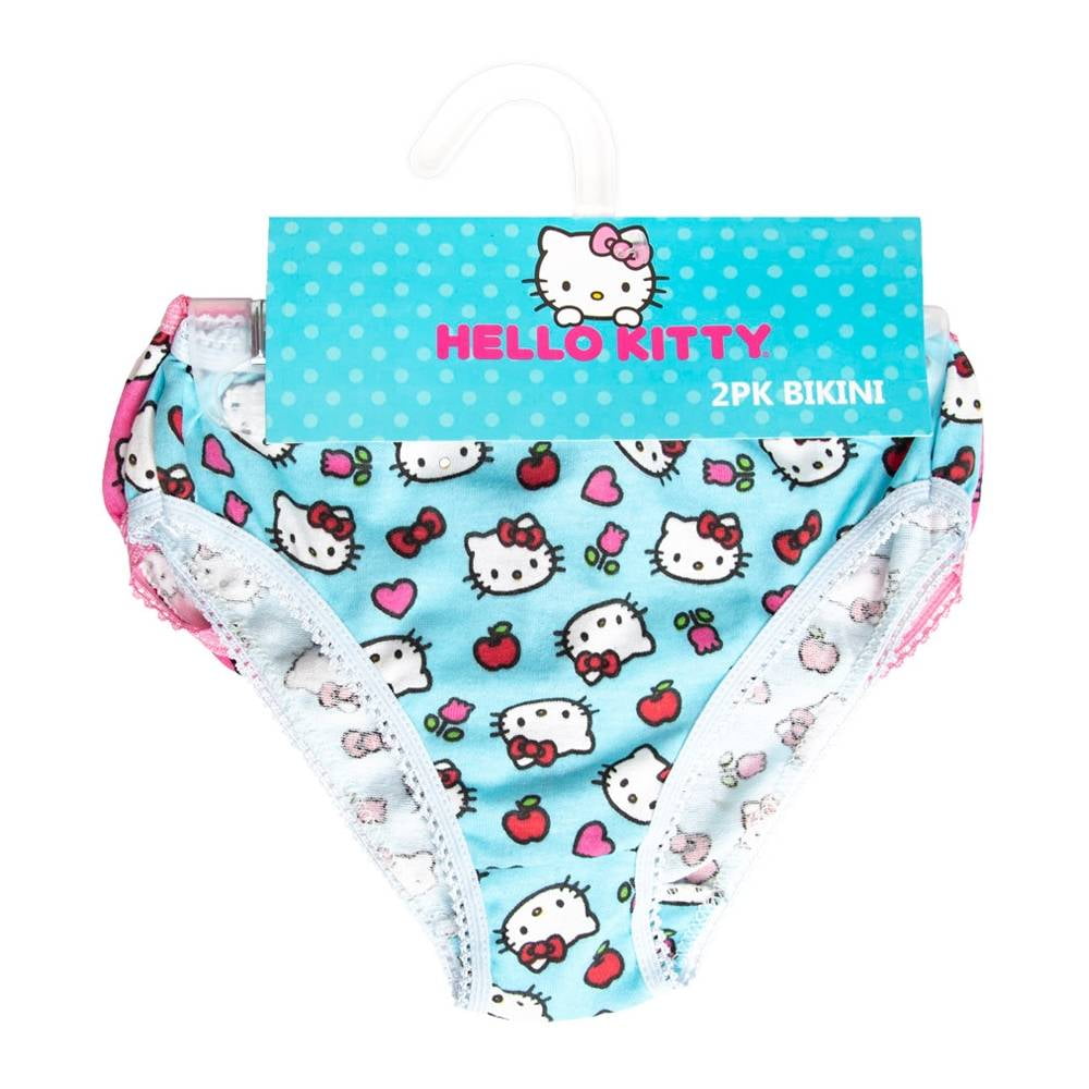 Bikini Hello Kitty para Niña, Multicolor 2 Piezas Talla 10