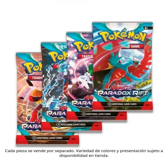 tarjetas coleccionables pokemon trading card game booster pokémon paradox varios modelos 1 pieza