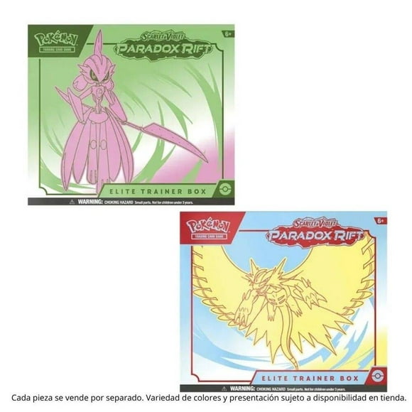 tarjetas coleccionables pokemon trading card game elite trainer box pokémon paradox varios modelos 1 pieza