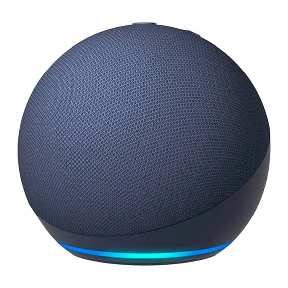 bocina inteligente amazon echo dot 5 wifi bluetooth tipo esfera azul