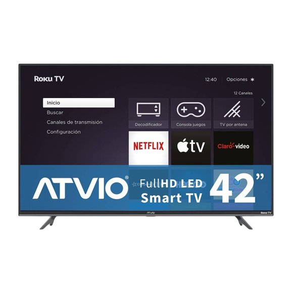 TV Atvio 42 Pulgadas Full HD Smart TV LED ATV-42FHDR