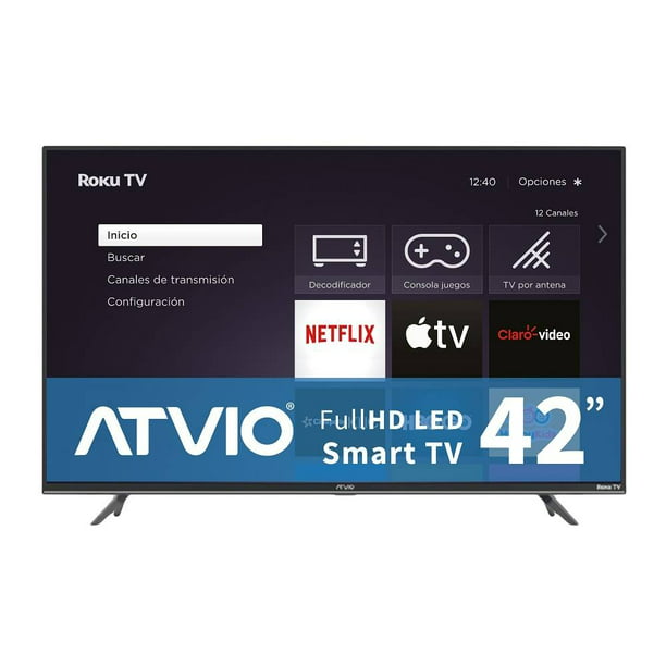 Galantería Corrección Creación TV Atvio 42 Pulgadas Full HD Smart TV LED ATV-42FHDR | Walmart
