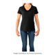 thumbnail image 4 of Playera Fruit Of The Loom para Mujer, Cuello V Manga Corta Negro Talla  EG, 4 of 4