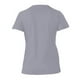 thumbnail image 2 of Playera Fruit Of The Loom para Mujer, Cuello V Manga Corta Gris Jaspe Claro Talla  G, 2 of 4