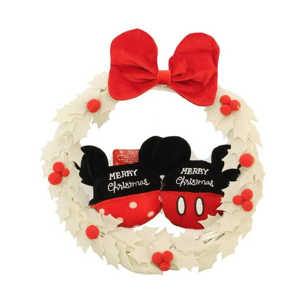 Corona Navidad Disney, Corona guirnaldas icono Mickey Mouse, shopDisney