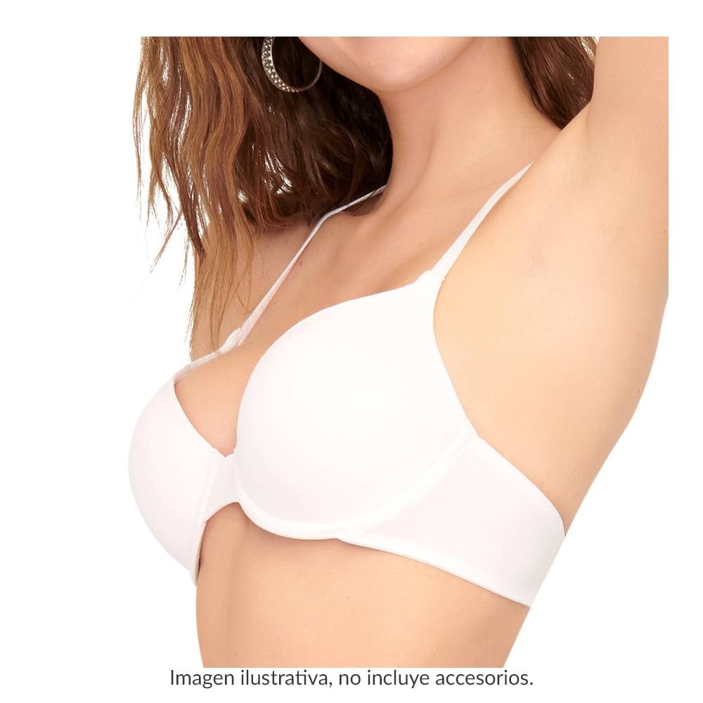 Brasier Ilusión Microfibra Negro Talla 36B