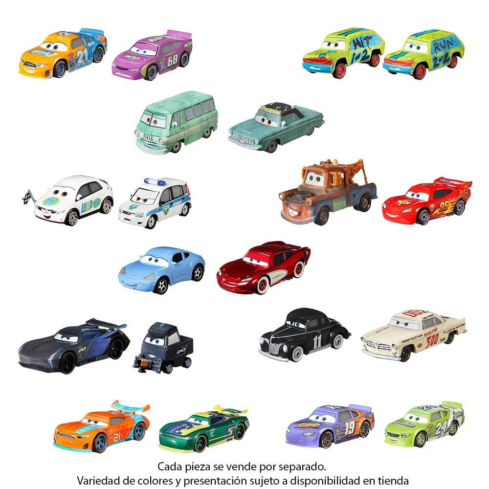 carga Comportamiento Desmenuzar Vehículo de Juguete Mattel Disney Pixar Cars Personajes 2 Pack Varios  Modelos 1 pza | Walmart
