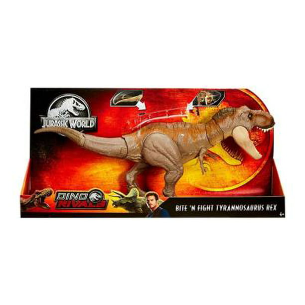 Húmedo jardín Seguid así T-Rex de batalla Jurassic World Mattel | Walmart