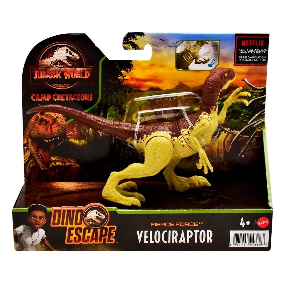 Dinosaurio Jurassic World Dino Escape Camp Cretaceous Velociraptor Walmart 