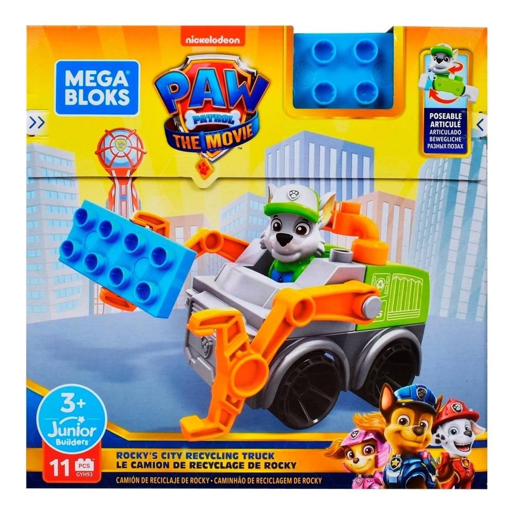 Set de Construcción Mega Bloks Paw Patrol Camión de Reciclaje de Rocky ...