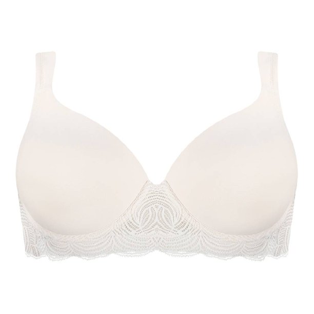 Brasier Curvation Talla 36B Sólido con Encaje Vino