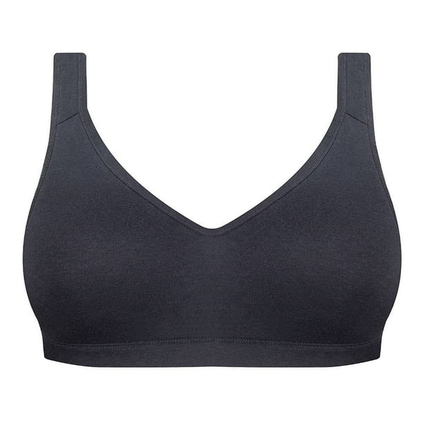 Top Fruit of the Loom para Mujer, Fresco Negro Talla EG