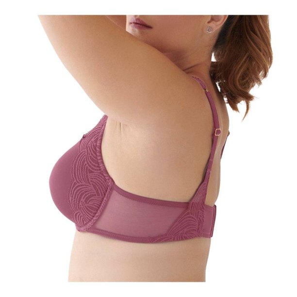 Brasier Curvation Talla 38C Sólido con Encaje Rosa