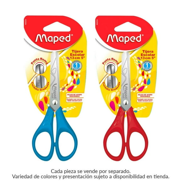 Tijera Escolar Maped Varios Colores 1 Pieza