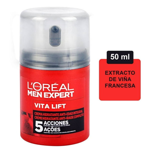 L'Oréal Paris Gel de Limpieza Facial de Men Expert, Pure Charcoal, 100 ml +  L'Oreal Paris Crema para Hombre, Men Expert, 50 ml : : Belleza