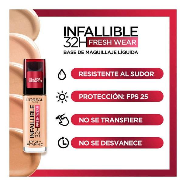 KIT INFALLIBLE: Base de Maquillaje Infallible + Polvo Compacto Infallible -  SAND : : Belleza