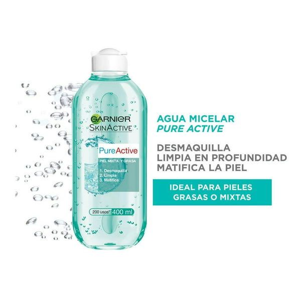 Agua Micelar Pure Active Garnier Skin Active Tipo de piel Piel Mixta/Grasa