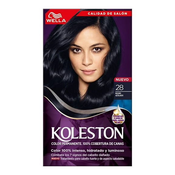 Tinte para cabello Koleston 28 negro azulado