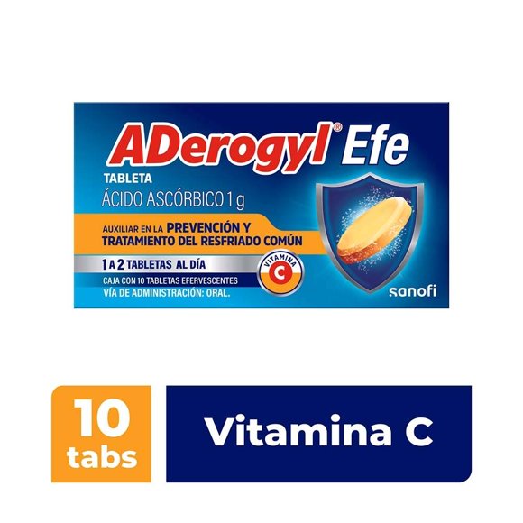 ADerogyl Efe 10 tabletas efervescentes 1 g