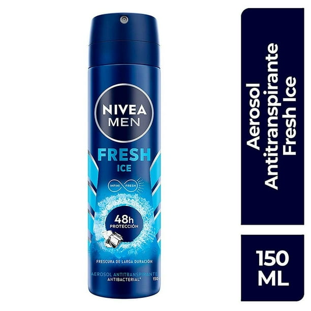 Antitranspirante NIVEA MEN Fresh Ice aerosol fresh ice antibacterial spray 150 ml