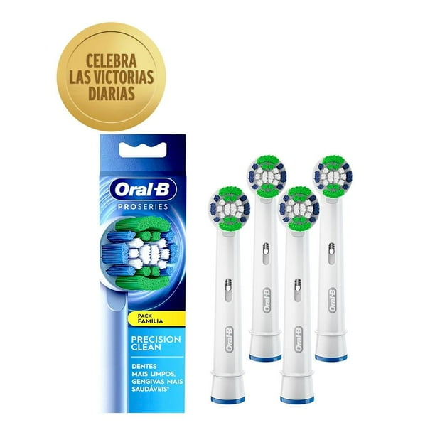 Cabezales de repuesto para cepillo eléctrico Oral-B Precision Clean 4 pzas