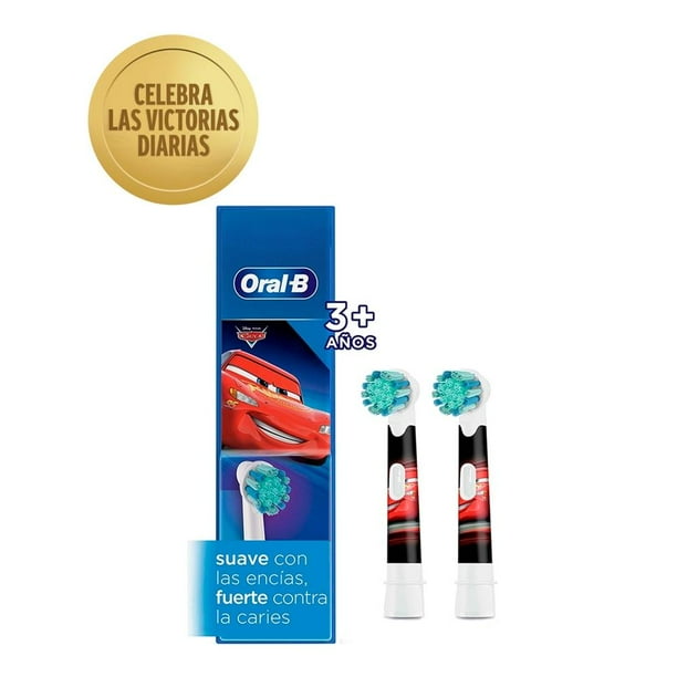 Cabezales de repuesto para cepillo eléctrico Oral-B para cepillo de dientes  eléctrico Disney Cars 2 pzas