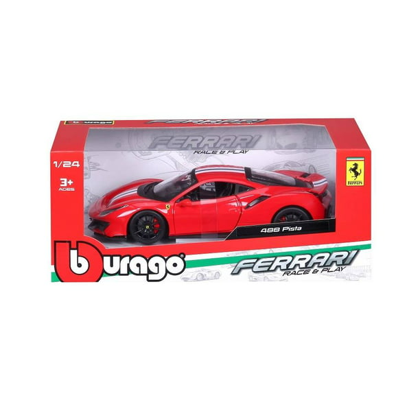 Vehicilo Escala Bburago Escala 1:24 Ferrari Race & Play Ferrari 488 Pista