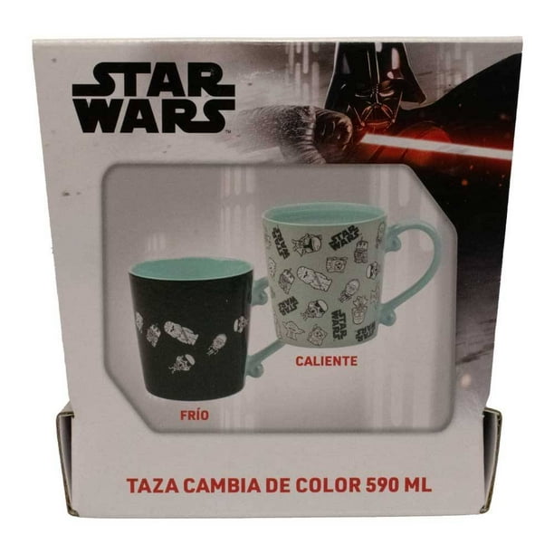 Taza Star Wars Cambia de Color Negro