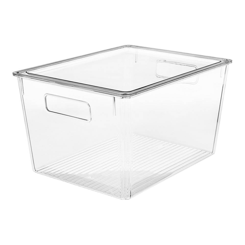 Caja de Plástico con Tapa Office Depot 11 L Transparente