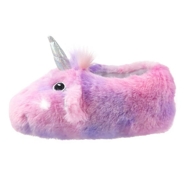 Pantufla George Talla 21 A 22 Unicornio Rosa Y Morado Walmart 7802