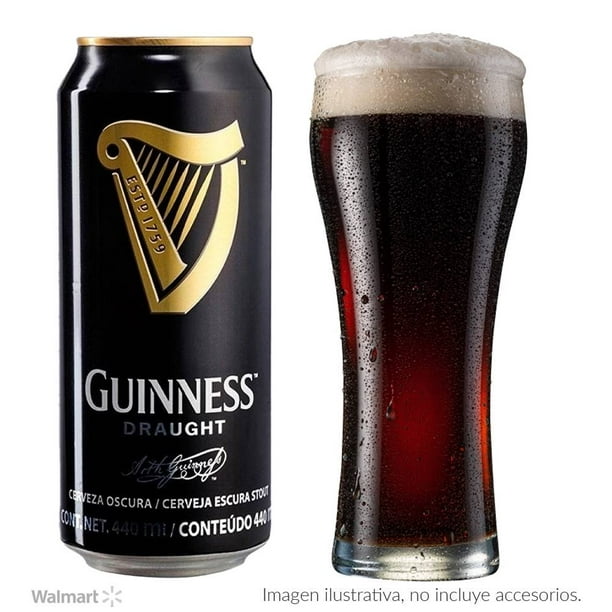 Guinness Original Cerveza Ale Negra Irlandesa Pack Botellas, 24 x