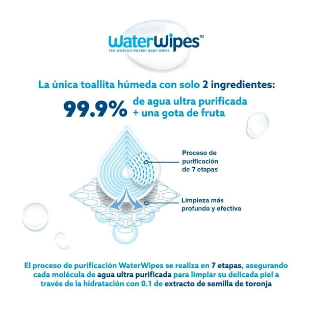 TOALLITAS HÚMEDAS 60 UNDS WATERWIPES - Aliss